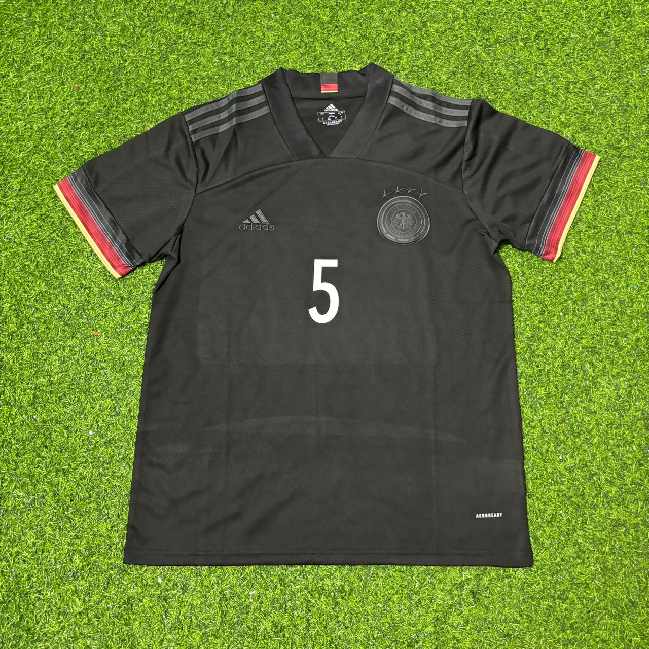 Franz Beckenbauer Germany Black Retro Football Jersey Kit