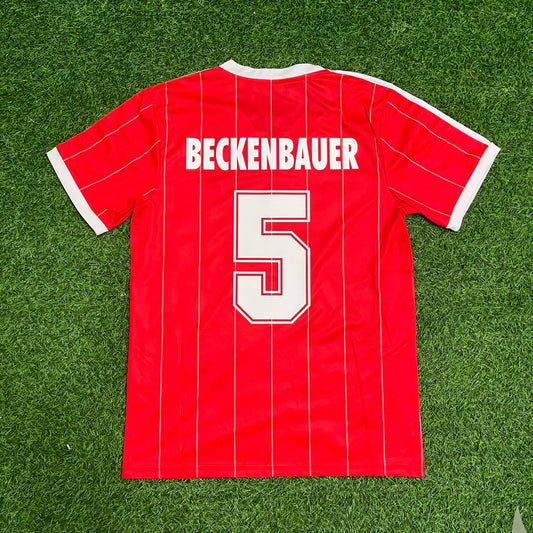 HSV Beckenbauer Rotes Heimtrikot Hamburger SV Fuball Soccer Kit Football Jersey