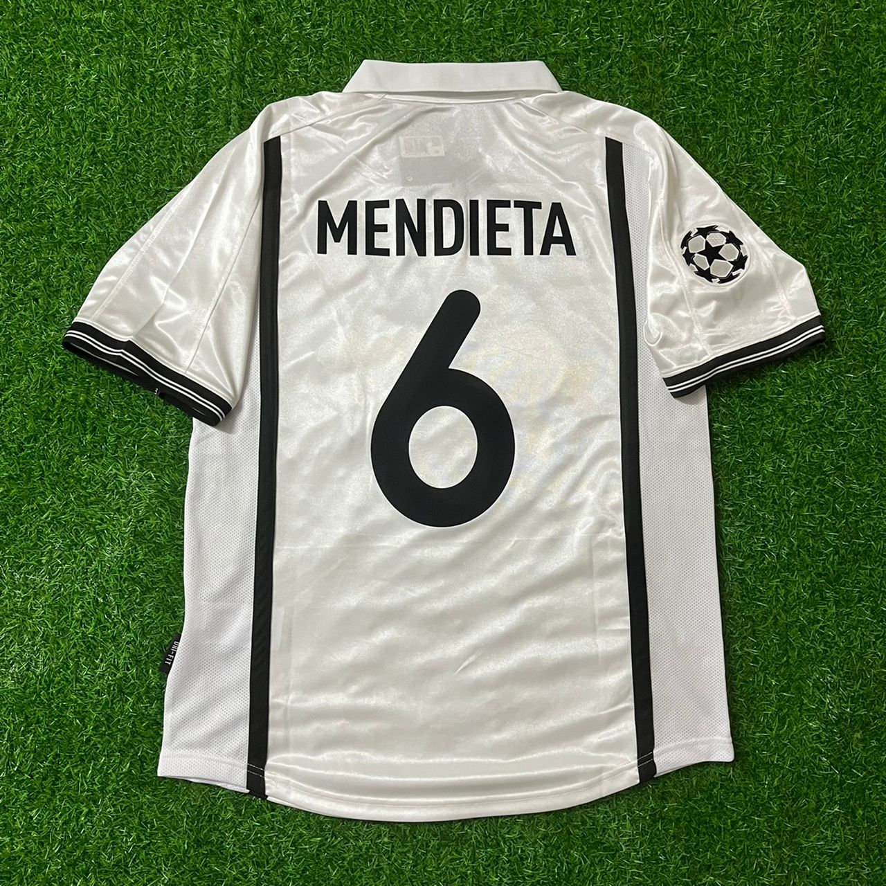 Gaizka Mendieta Valencia 2001 Milano Champions Final Retro Jersey