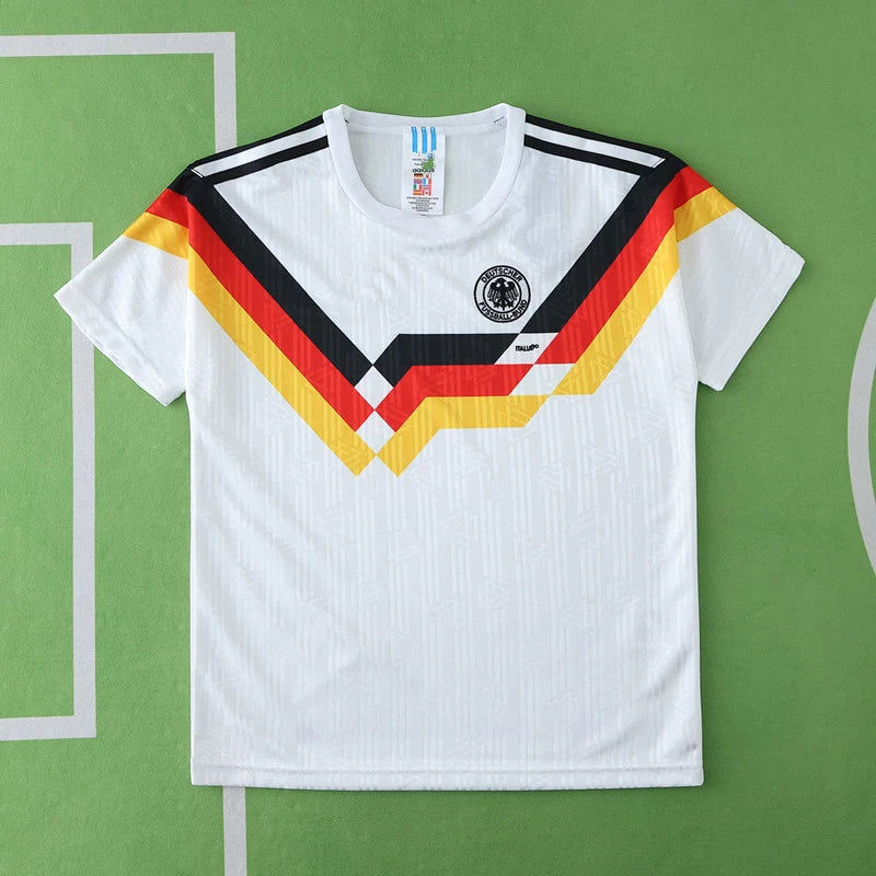 Germany 1990 Retro Kids Football Jersey Kit