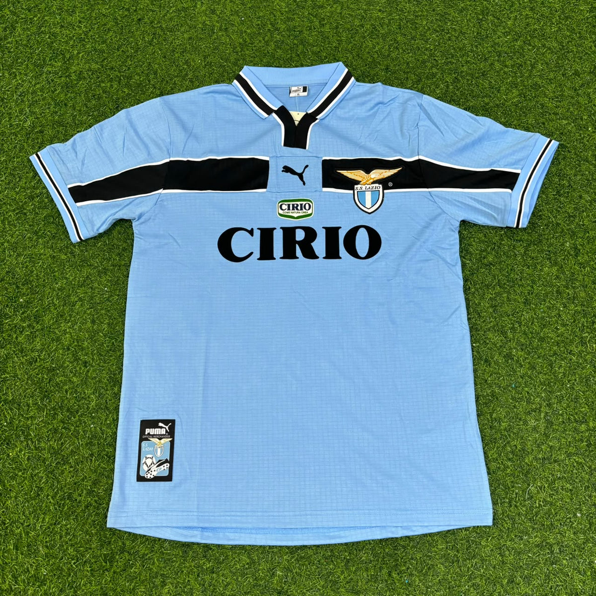 Maillot de foot rétro jaune Sinisa Mihajlovic Lazio 1998-2000