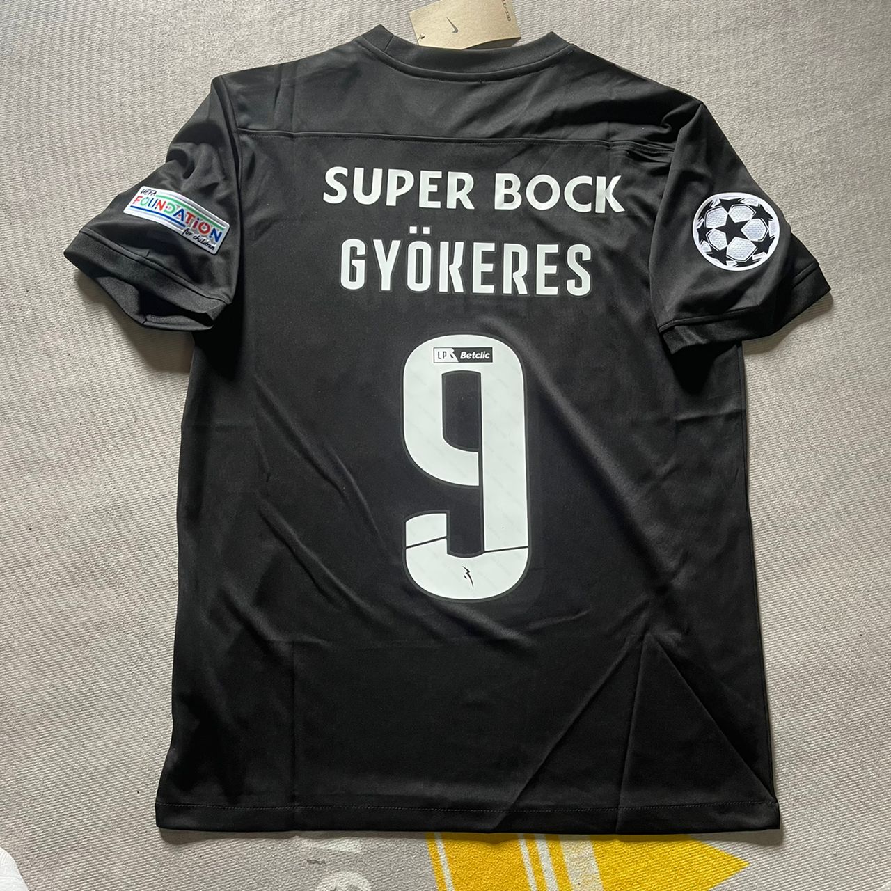 Viktor Gyökeres Sporting CP Lisbon Commemorative Black Jersey