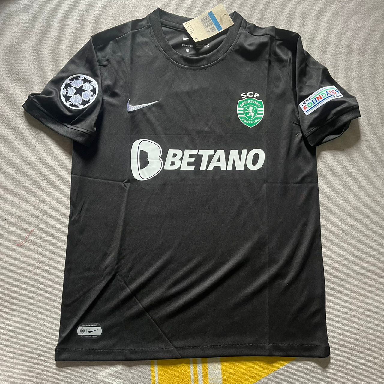 Viktor Gyökeres Sporting CP Lisbon Commemorative Black Football Jersey