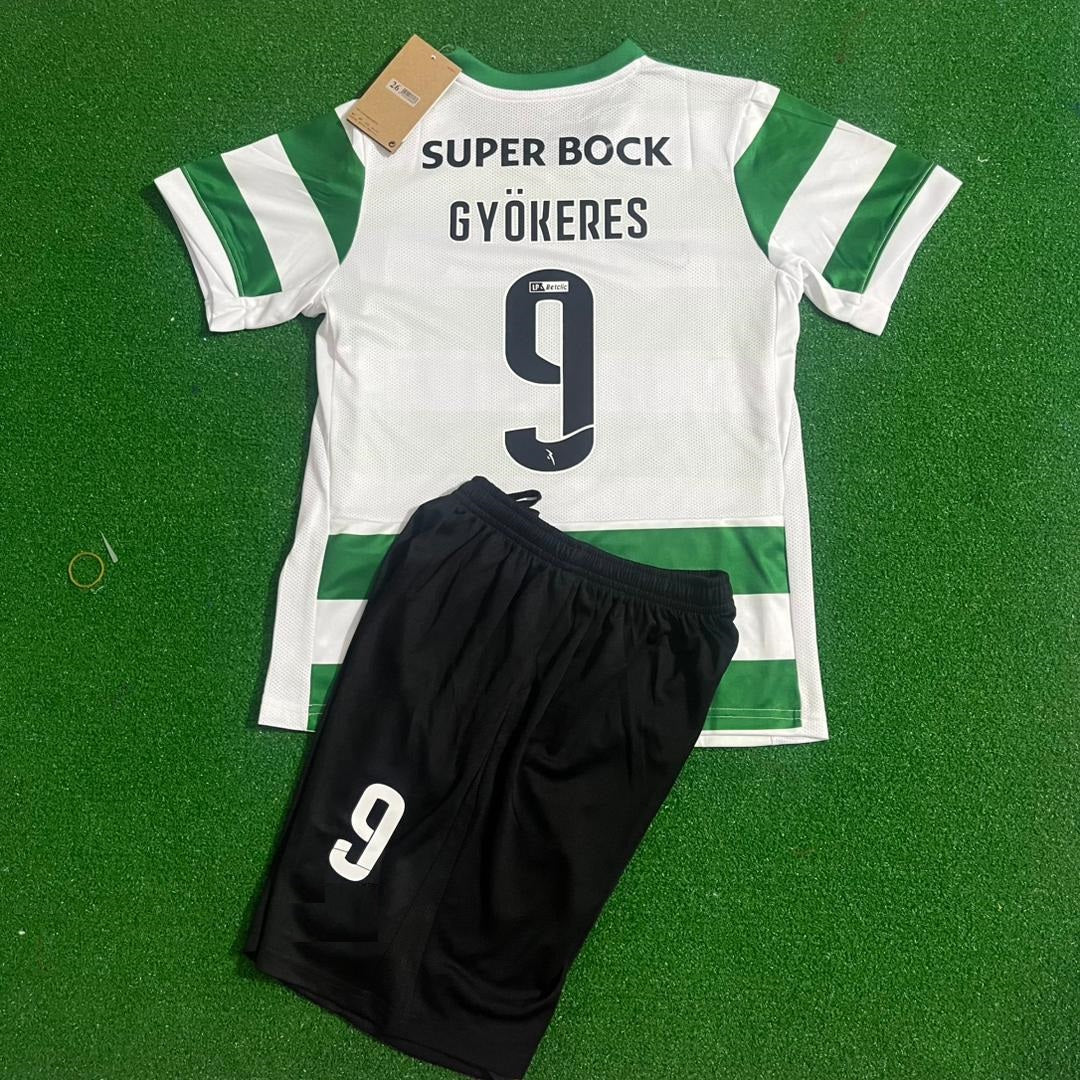 Viktor Gyökeres Sporting CP Lisbon New Season Kids Size Children Soccer Jersey