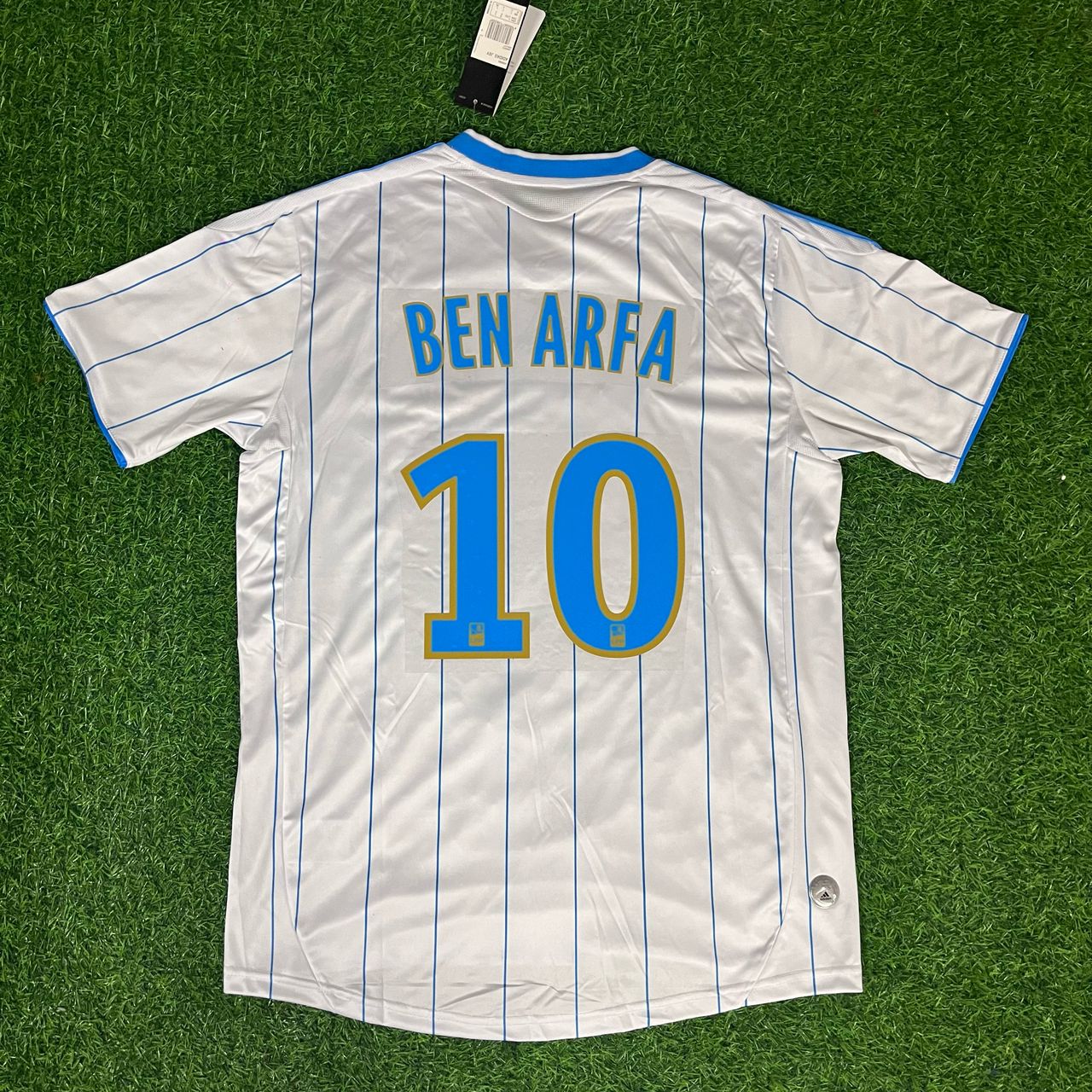 Hatem ben Arfa 10 – Olympique Marseille 2009/2010 Home Retro Kit Jersey Trikot Maillot
