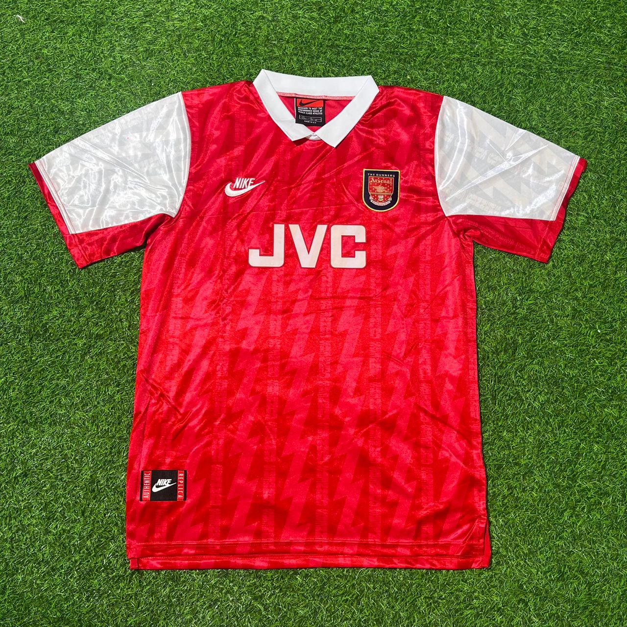 Ian Wright Arsenal 1994 96 Home Red Retro Football Jersey Kit