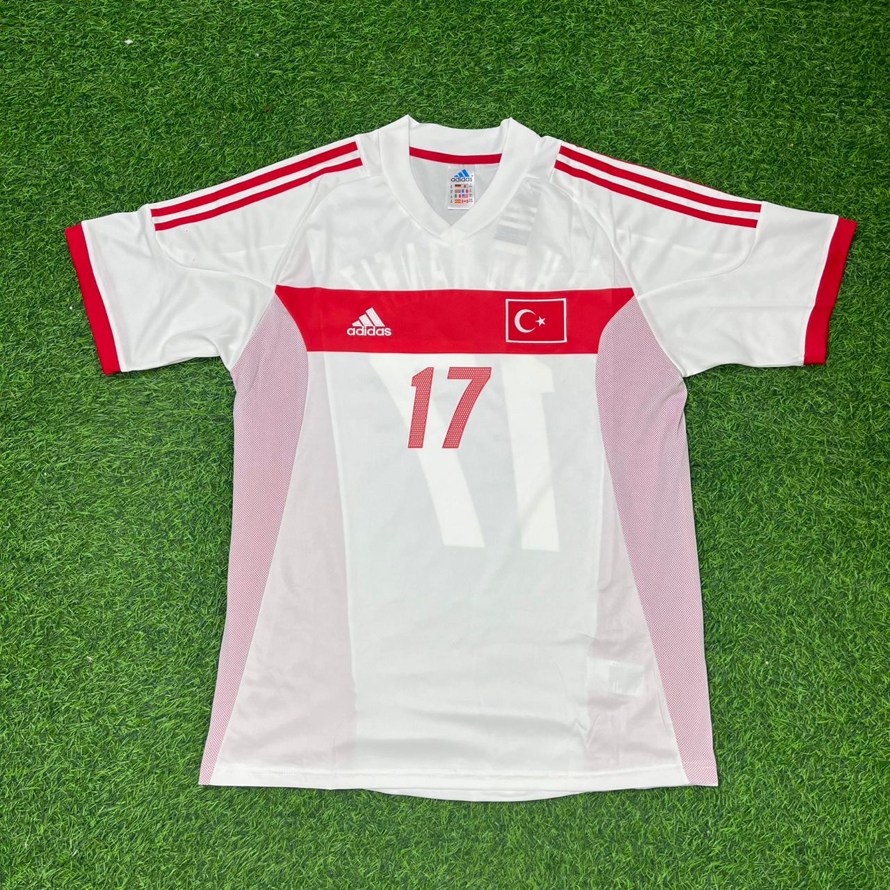 Turkey Türkiye World Cup 2002 İlhan Mansız White Retro Football Jersey