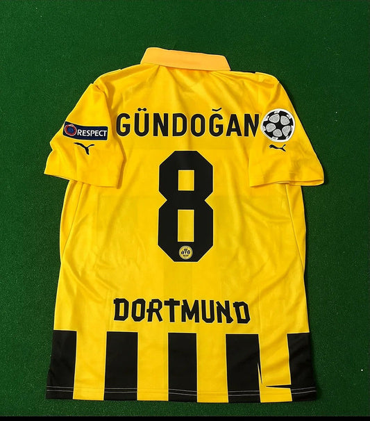 Ilkay Gundogan - Dortmund 2012/13 Champions League Retro Football Jersey Kit