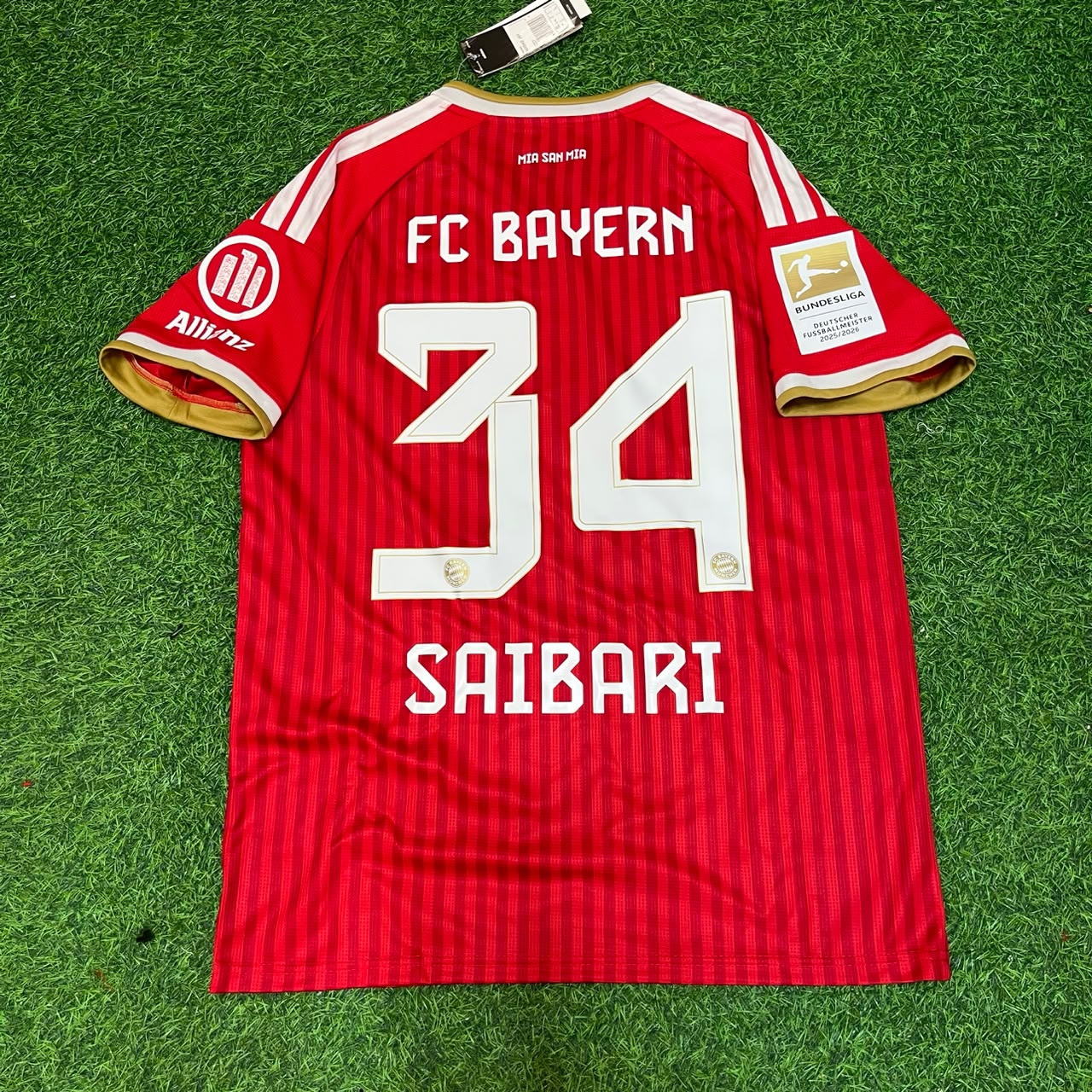 Ismael Saibari #34 Bayern Munich 2027 Football Jersey