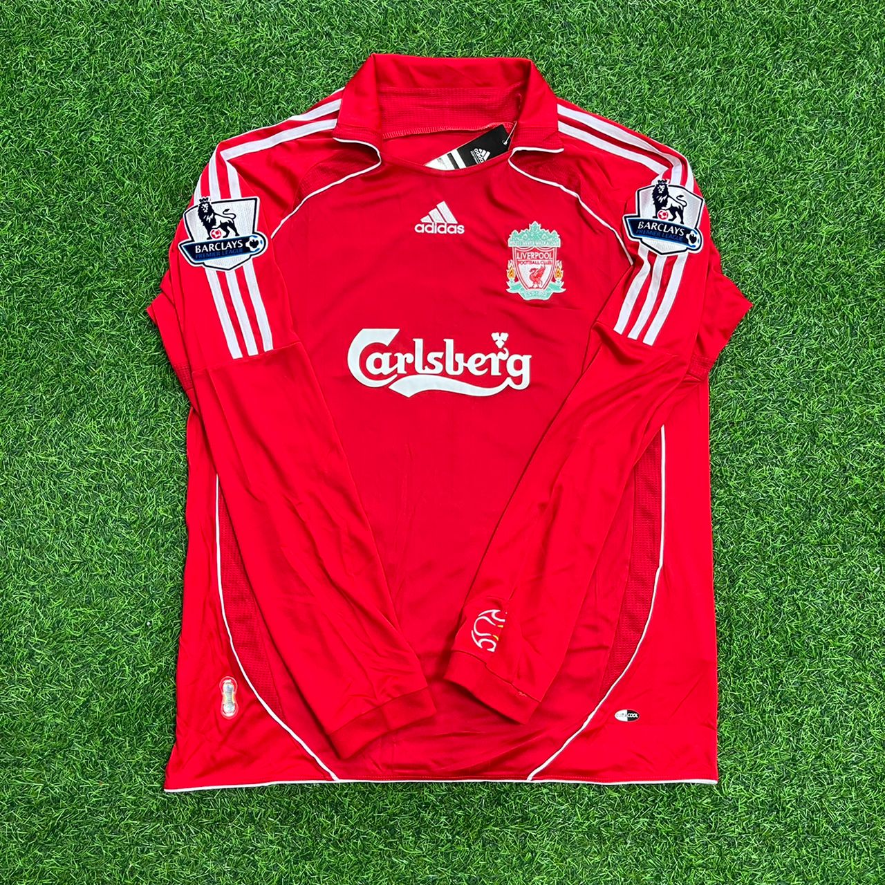 John Arne Riise Liverpool 2007-2008 Red Retro Football Jersey