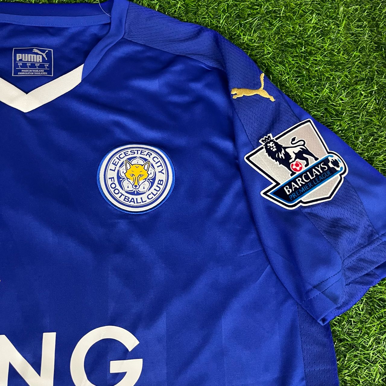 Jamie Vardy 9 - Leicester City 2015/16 Premier League Retro Kit Jersey Maillot Trikot
