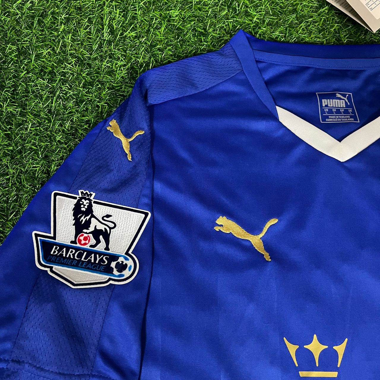 Jamie Vardy 9 - Leicester City 2015/16 Premier League Retro Kit Jersey Maillot Trikot