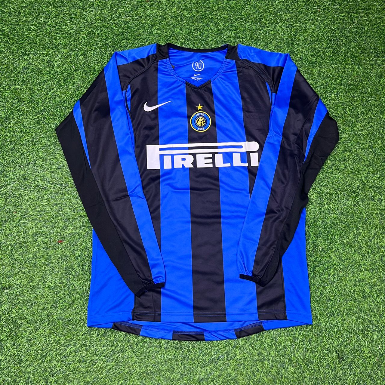 Javier Zanetti Inter Milan 2004/05 Retro Football Jersey Kit