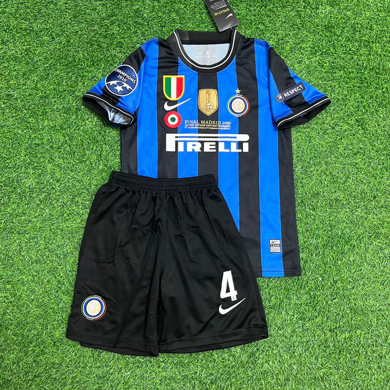 Javier Zanetti Inter Milan Retro Final Football Jersey Collection
