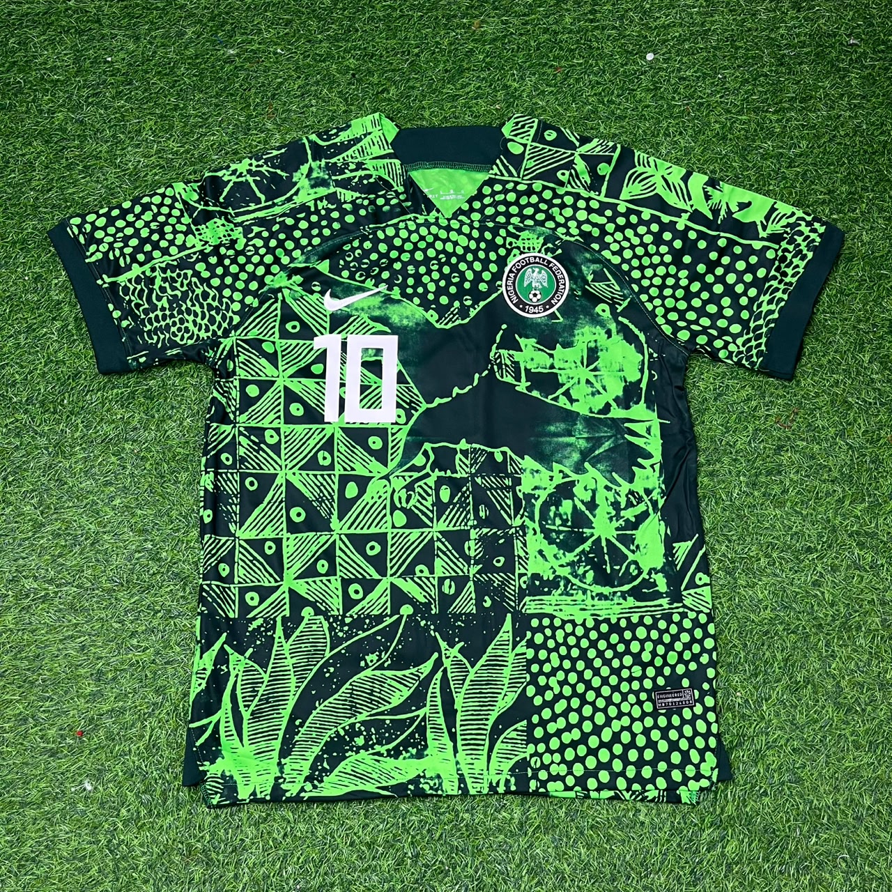 Jay Jay Okocha Nigeria Special Edition Green Retro Football Jersey Kit