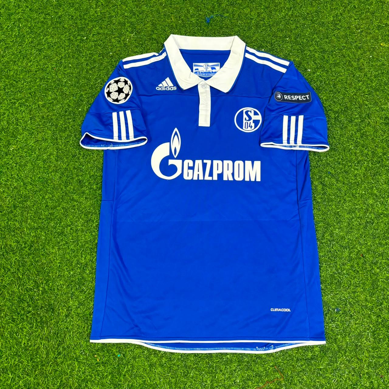 Jefferson Farfán 17- Schalke 04 Season 2010/11 Retro Champions League Football Jersey