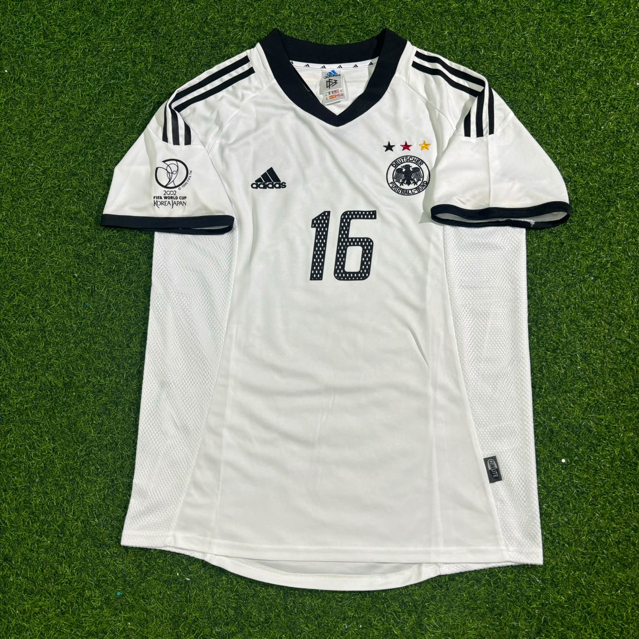 Germany World Cup 2002 Jens Jeremies Deutschland White Retro Football Jersey