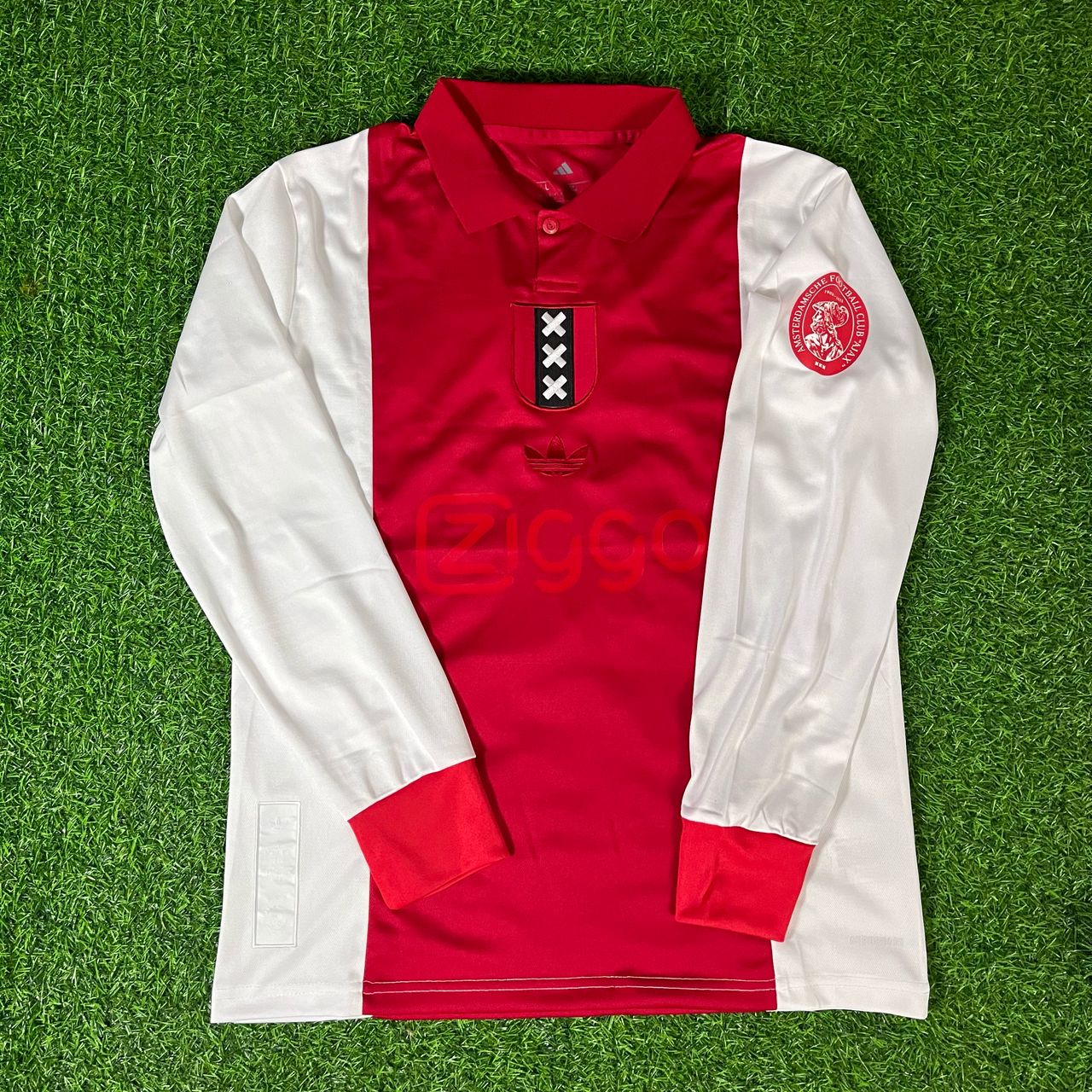 Johan Cruyff 14 - Ajax Long Sleeve Retro Football Jersey Kit