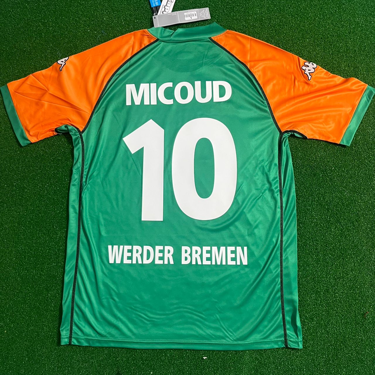 Johan Micoud Werder Bremen 2003 - 2004 Heim Football Jersey Kit