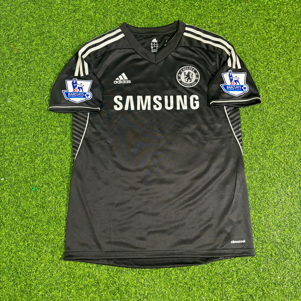 John Terry Chelsea 2013/14 Black Retro Football Jersey Kit