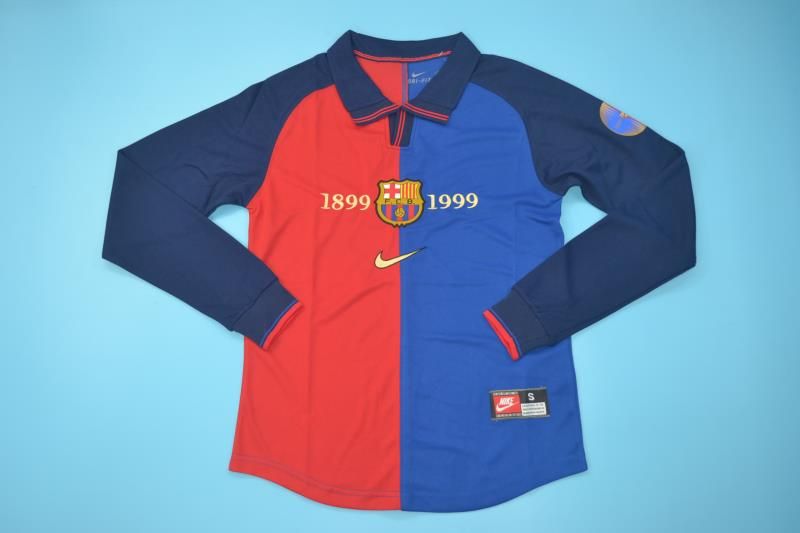 Josep Pep Guardiola Barcelona 1999 Season Retro Football Jersey Kit