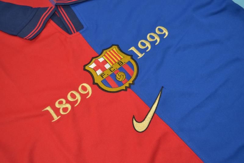 Josep Pep Guardiola Barcelona 1999 Season Retro Football Jersey Kit