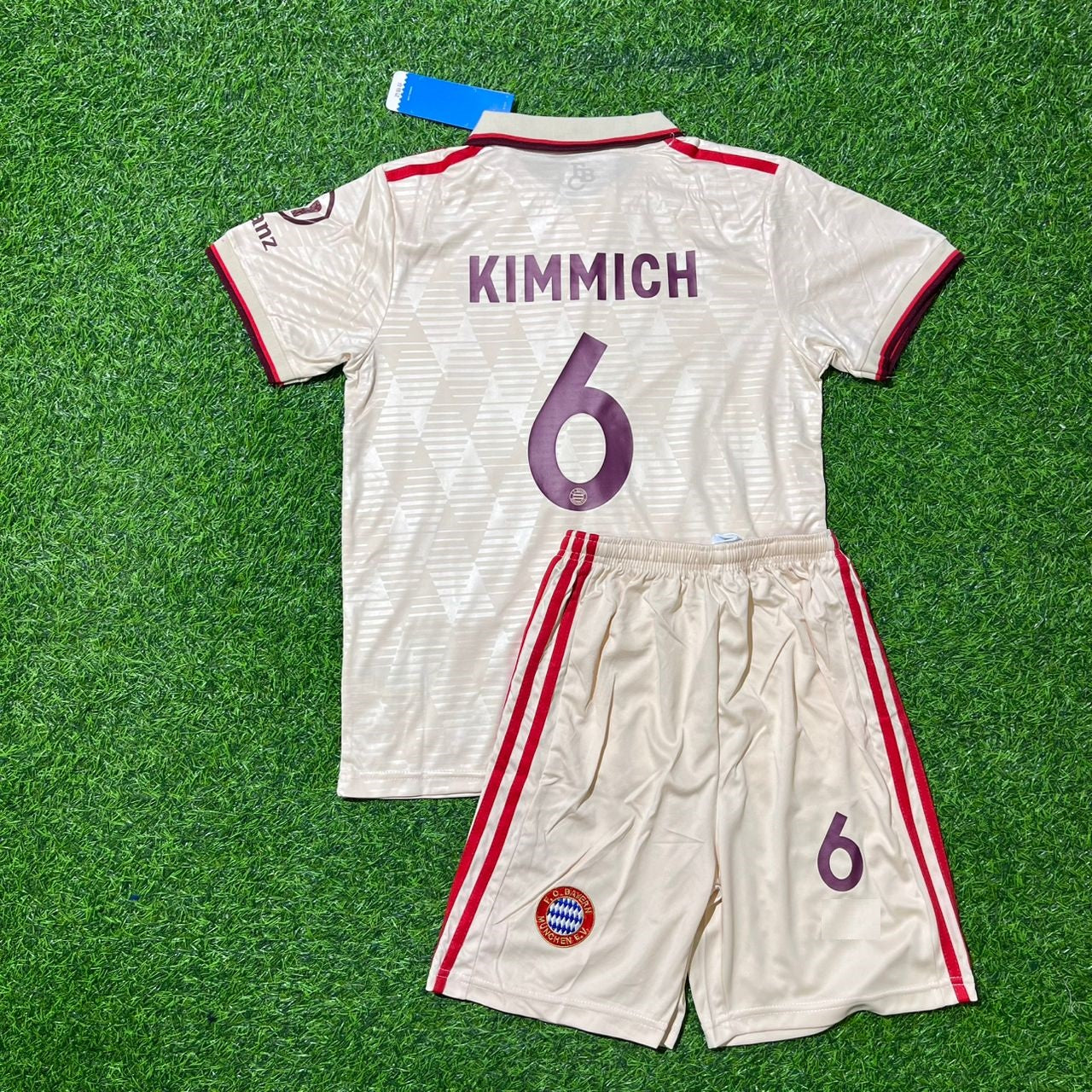 Joshua Kimmich Bayern Munich 2026 Kids Football Jersey Kit