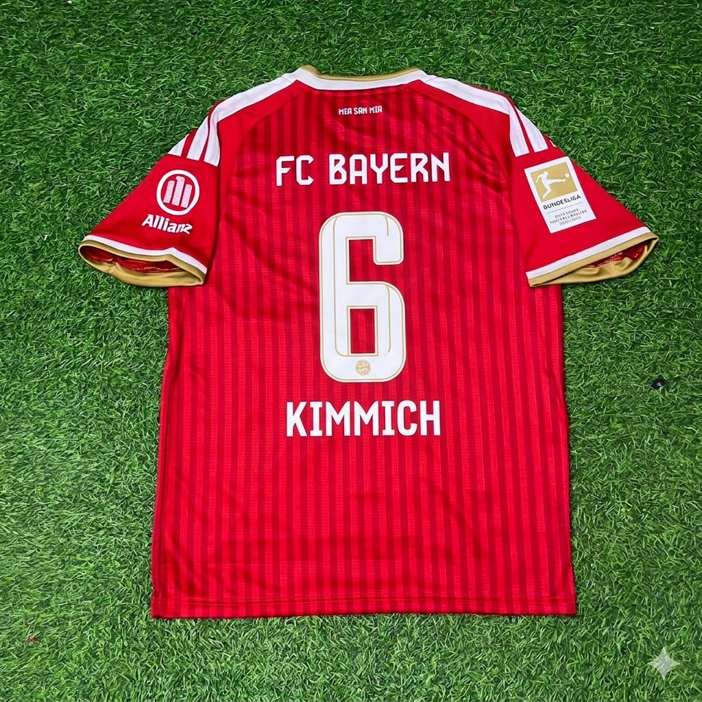 Joshua Kimmich #6 Bayern Munich 2027 Bundesliga Championship Patch Football Jersey Kit