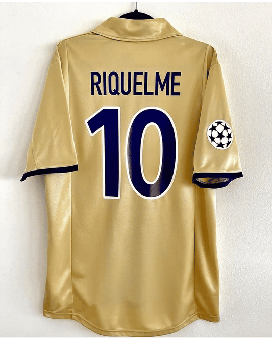 Juan Roman Riquelme Barcelona 2001 2002 Season Retro Football Jersey Kit