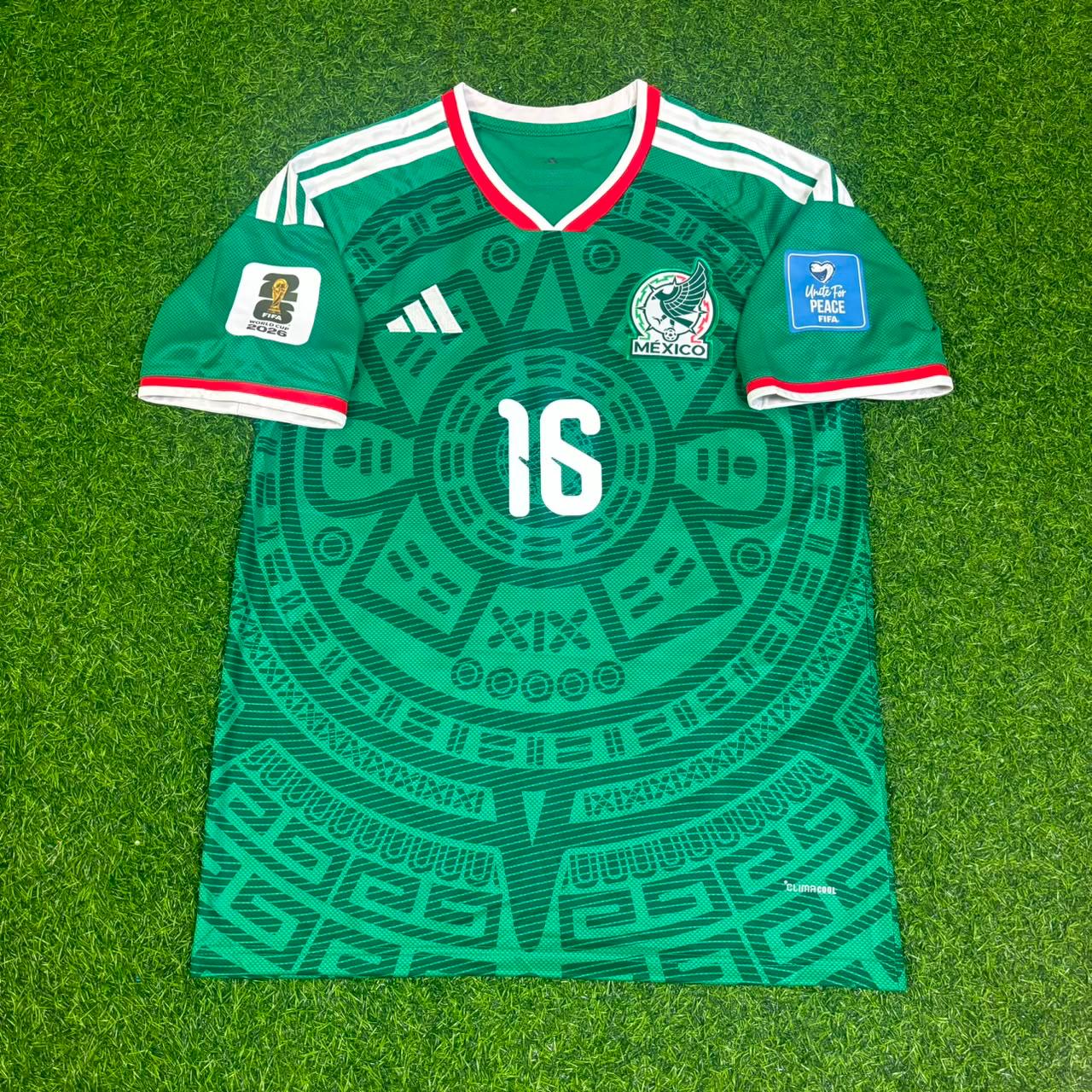 Mexico World Cup 2026 Julian Quiñones Home Green Football Jersey