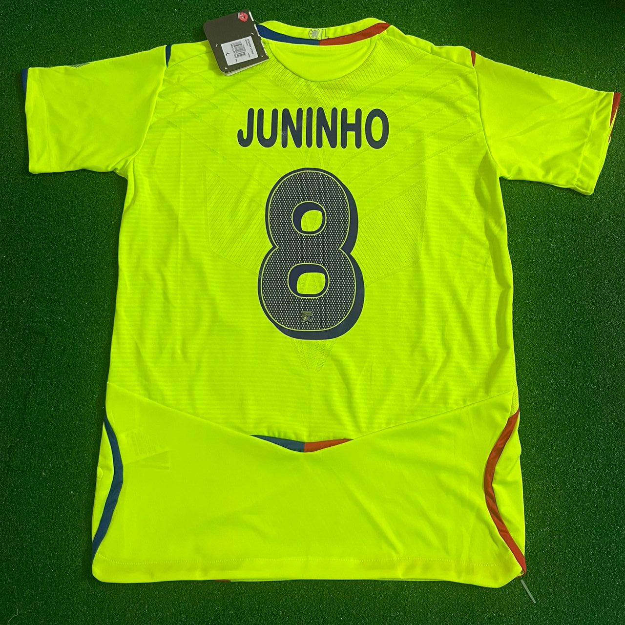 Juninho Pernambucano 8 - Olympique Lyon 2008 - 2009 Third Football Jersey Kit