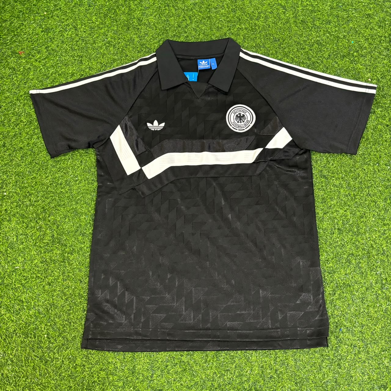 Jürgen Klinsmann Deutschland 1990 WM Schwarzes Retro Fußballtrikot Jersey