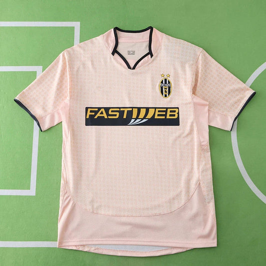 Juventus FC 03/04 Season Light Peach Retro Football Jersey Kit