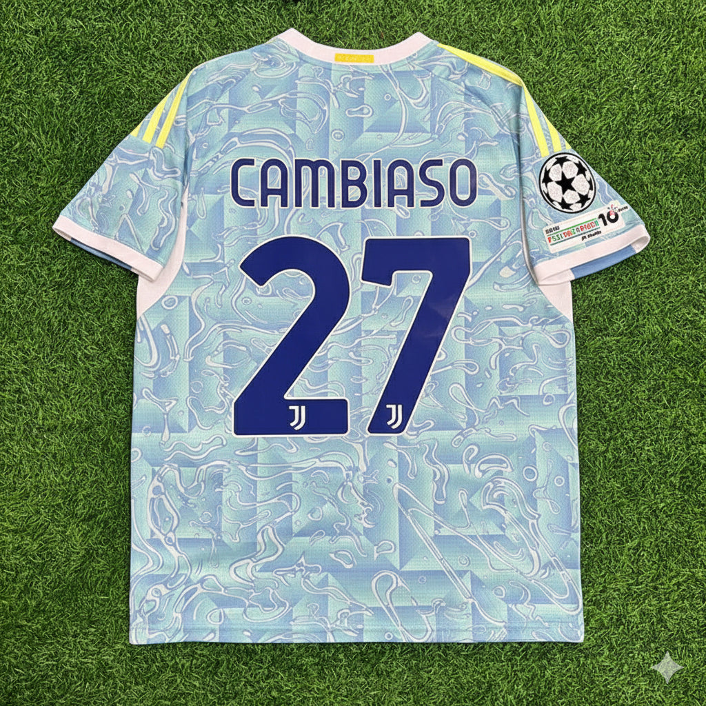 Andrea Cambiaso Juventus Football Jersey Kit Edition 2