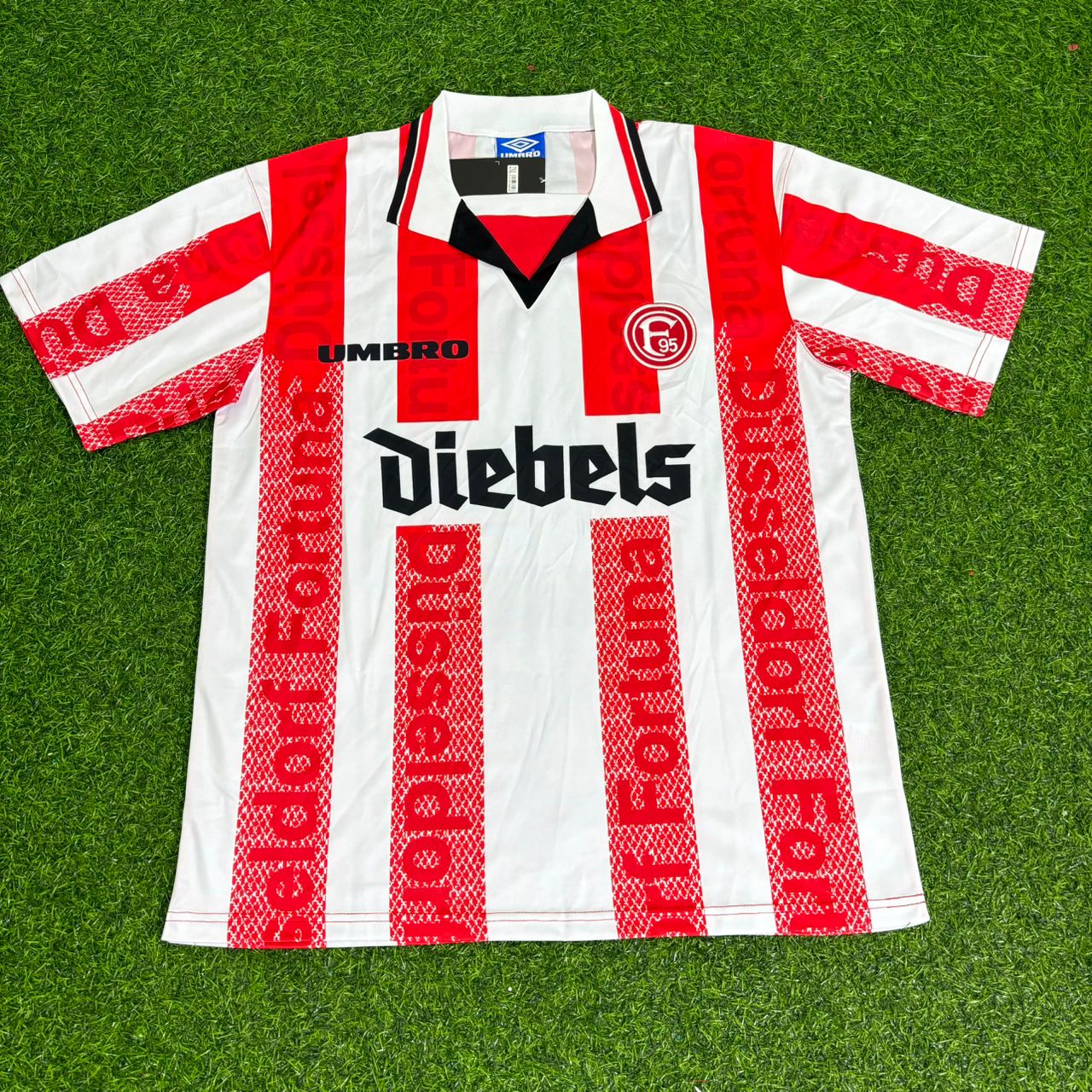 Gerd Zewe Fortuna Düsseldorf Retro Football Jersey Kit