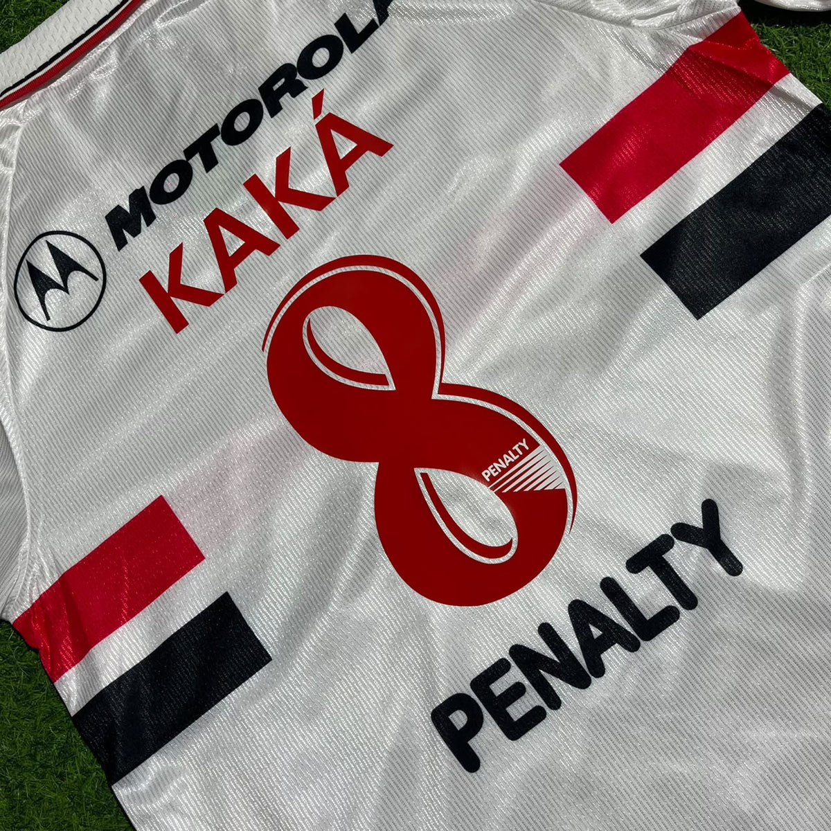Kaká Leite São Paulo FC 1999-2000 Season White Retro Football Jersey Trikot Maillot