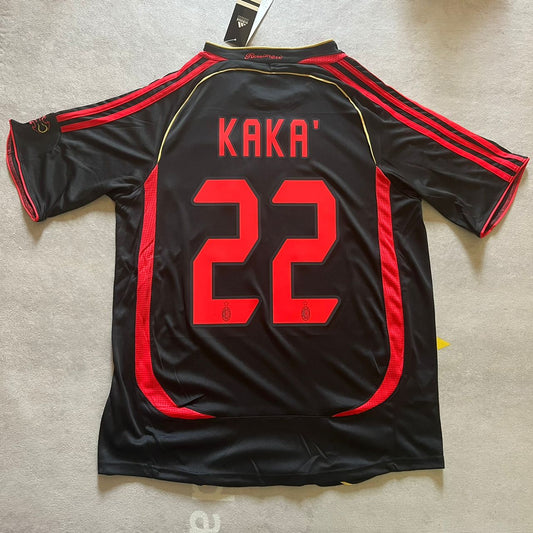 Kaká Leite AC Milan 2006 - 2007 Retro Soccer Football Jersey Kit