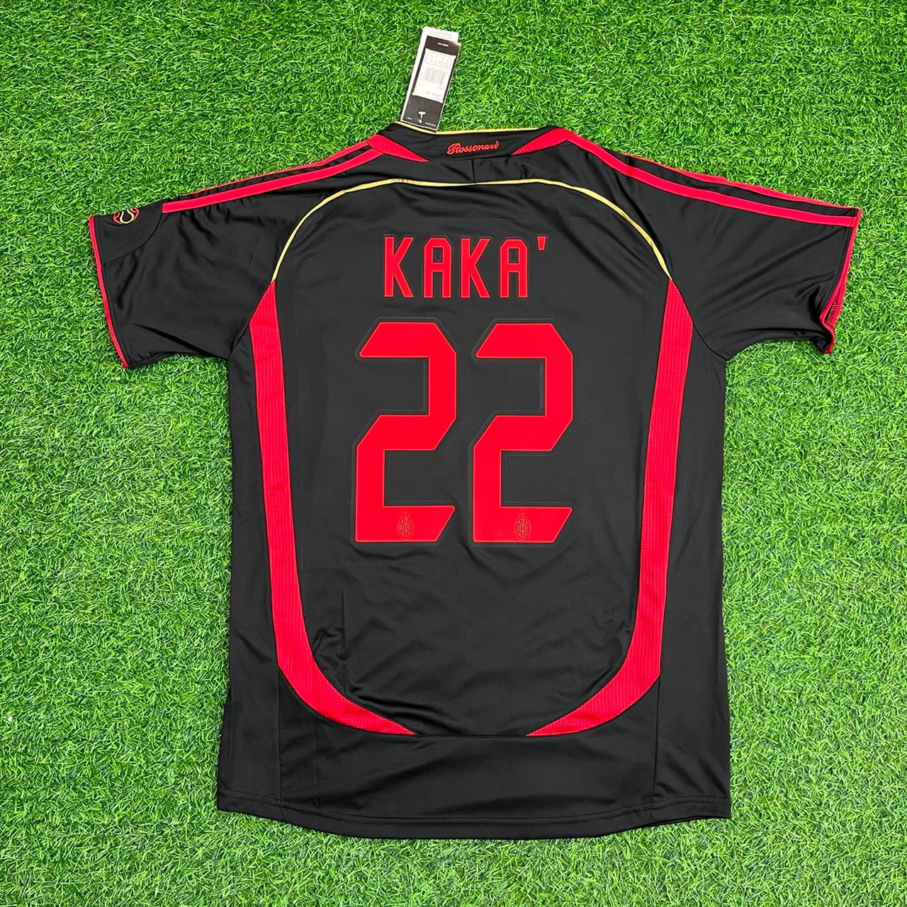Kaká Leite AC Milan 2006 - 2007 Retro Soccer Football Jersey Kit