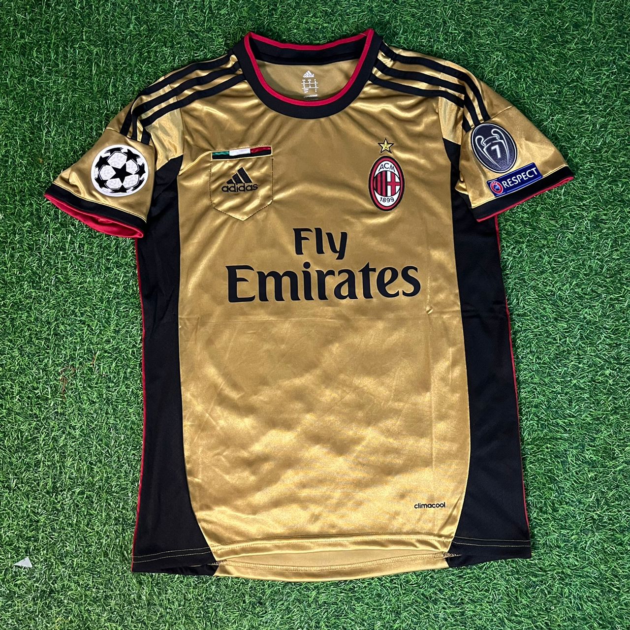 Kaká Leite 22 - AC Milan 2013/2014 Retro Football Jersey Kit