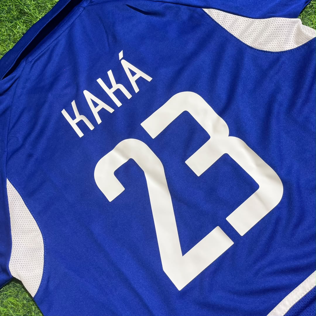 Kaka Leite Brazil 2002 World Cup Away – for – | KinderTrikot | Enfant Kids Football Jersey