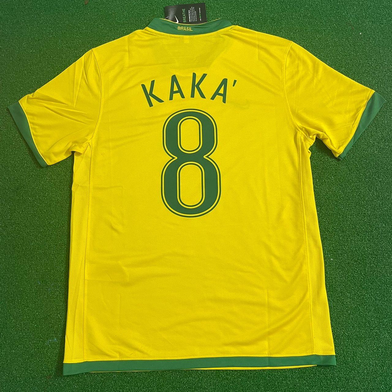vintage kaka フットボールT レアル・マドリード　ワールドカップ Kaka Leite Brazil 2006 World Cup Football Jersey Kit – JerseyParadise