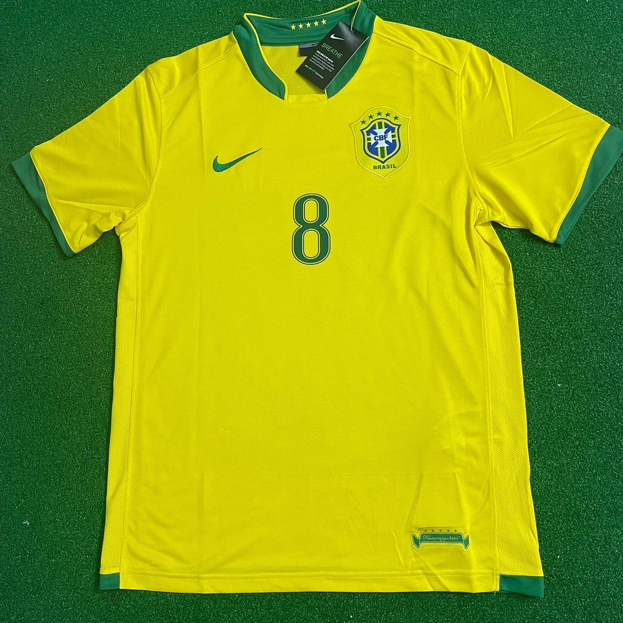 Kaka Leite Brazil 2006 World Cup Football Jersey Kit