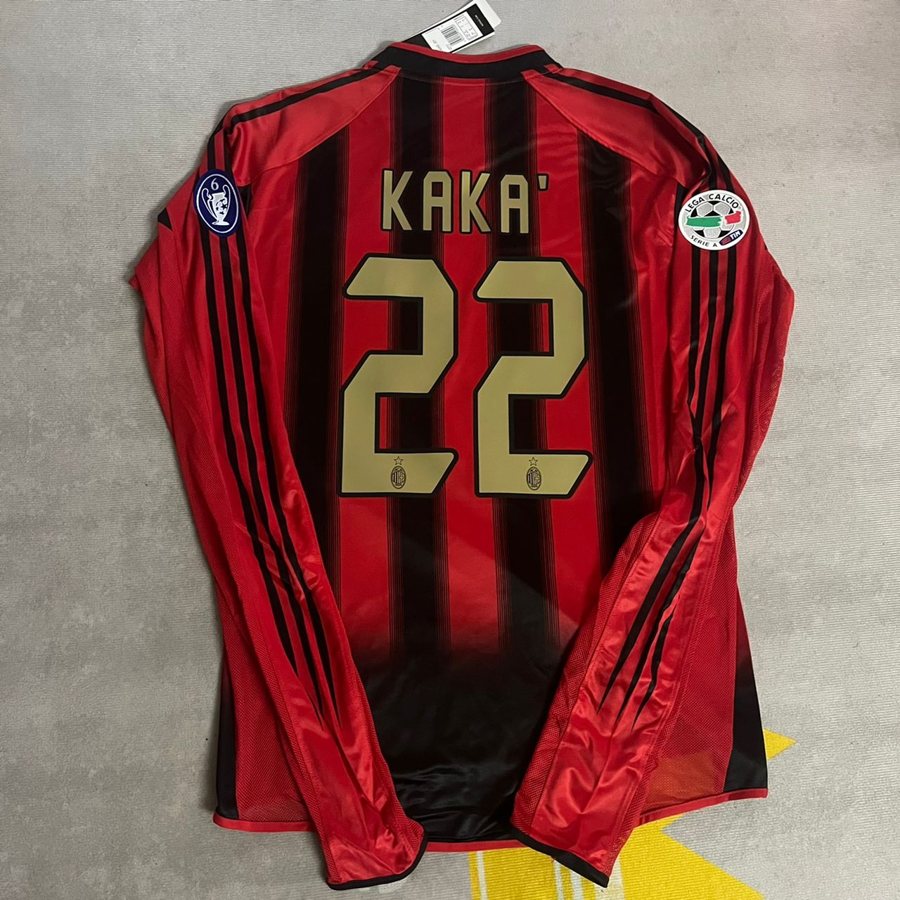 Kaká 22 – Milan 2003/2004 Red & Black Home Retro Kit Jersey Trikot Maillot