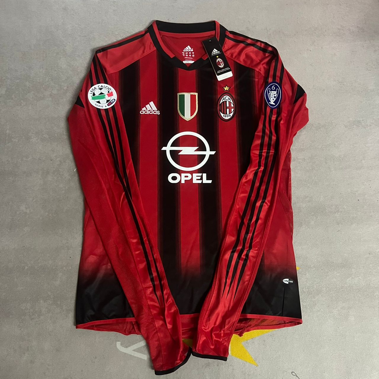 Clarence Seedorf 20 Milan 2003/2004 Red & Black Home Retro Football Jersey Kit
