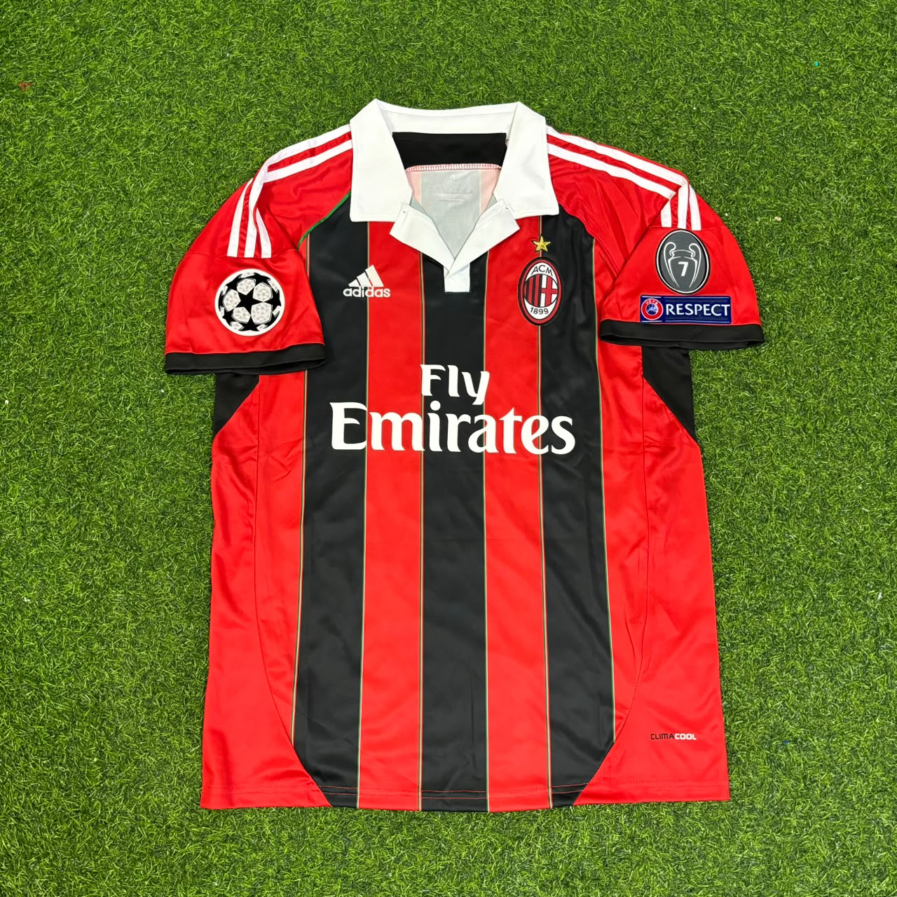 Kevin-Prince Boateng AC Milan 2012/13 Home Retro Football Jersey Kit