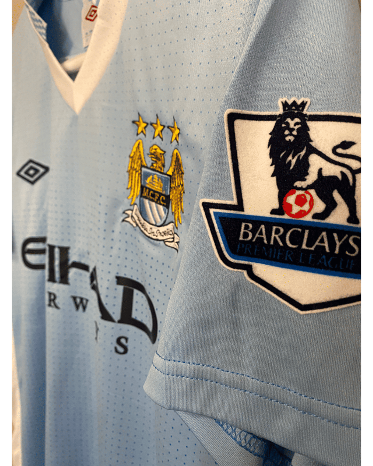 Sergio Kun Agüero 16 Manchester City 2011/12 Football Jersey Kit