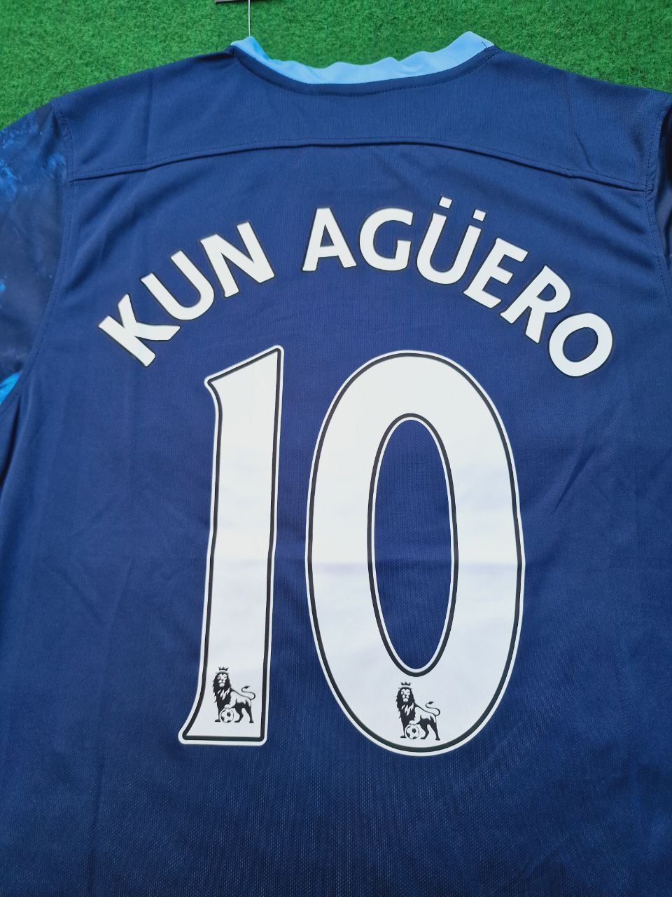 Sergio Kun Aguero Manchester City 2016 2017 Season Retro Football Jersey Kit