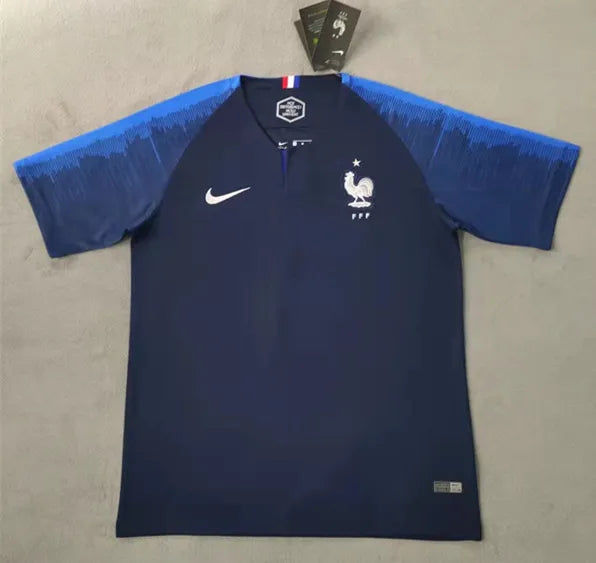 Kylian Mbappe France 2018 World Cup Final Retro Football Jersey Kit