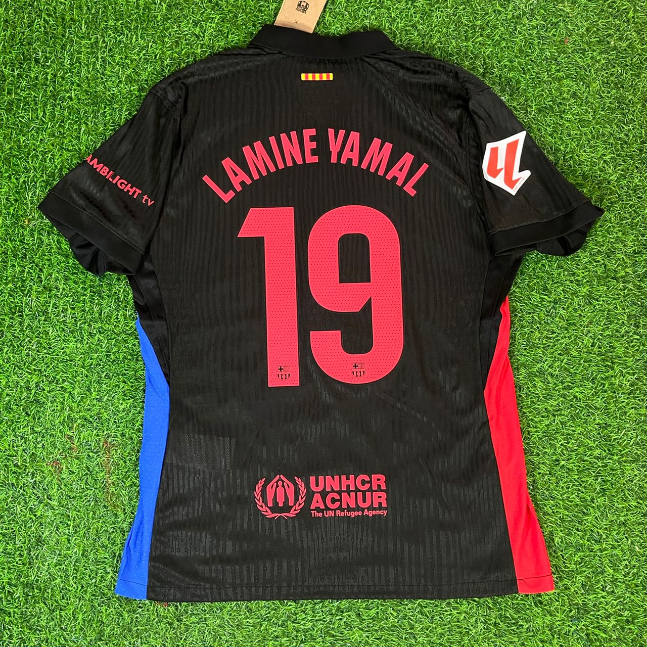 Lamine Yamal Barcelona Football Jersey Kit
