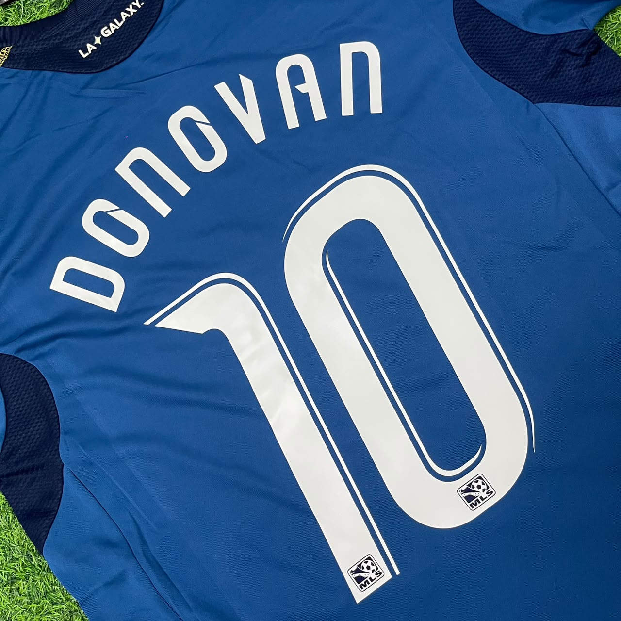 Landon Donovan LA Galaxy 11/12 Season Away Retro Blue Football Jersey